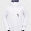 Men Volcom Jackets | Mens Dua Insulated Gore Jacket White