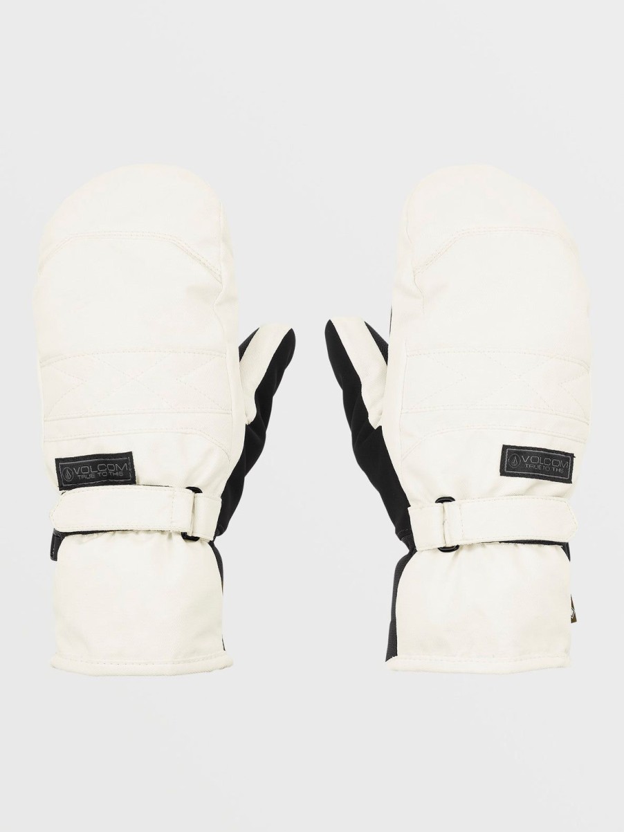 Women Volcom Gloves & Mitts | Womens Peep Gore-Tex Mitts - Black Moonbeam