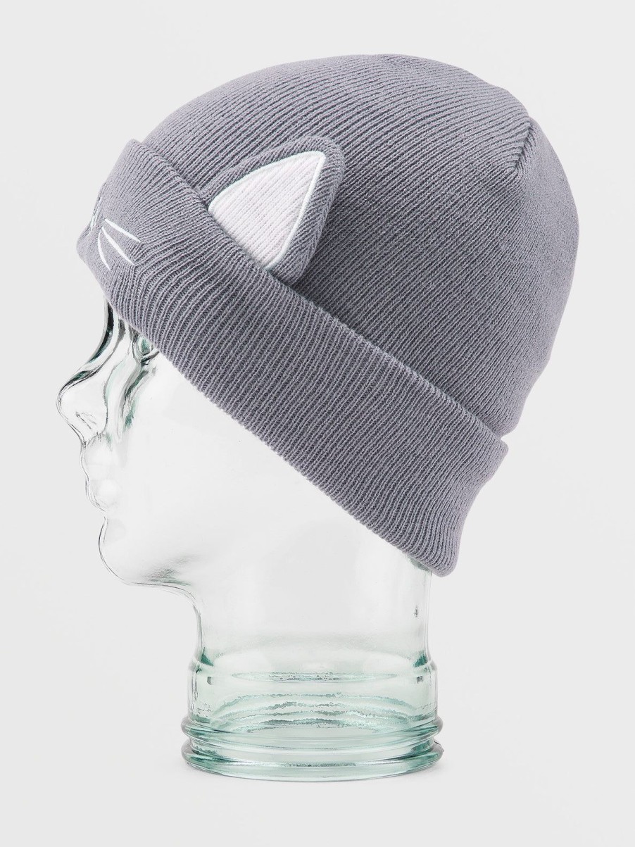 Kids Volcom Beanies | Kids Snow Creature Beanie Lilac Ash