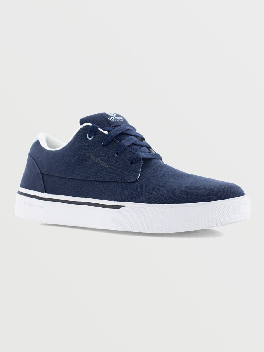 Men Volcom Workwear Shoes | Volcom Workwear True Shoes Navy