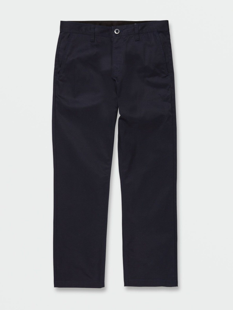 Men Volcom Pants | Frickin Skate Chino Pants Navy