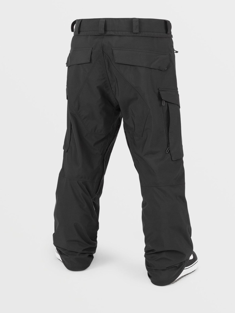 Men Volcom Pants | Mens Stone Stretch Gore-Tex Pants Black