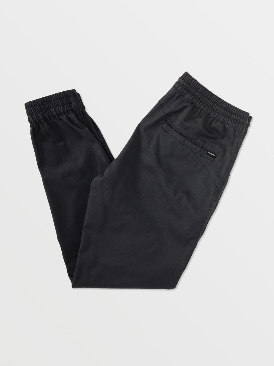 Men Volcom Pants | Frickin Slim Joggers Charcoal