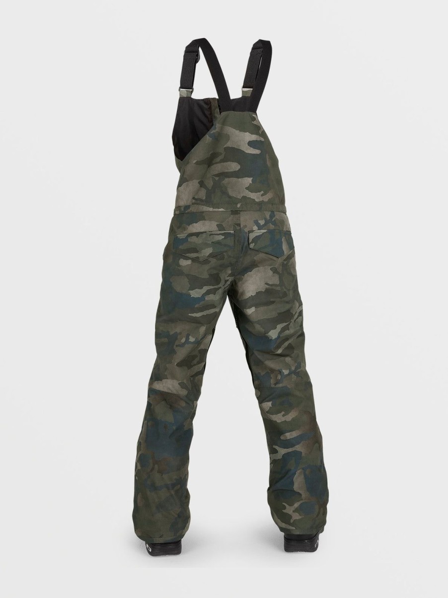 Kids Volcom Pants | Kids Barkley Insulated Bib Overalls Cloudwash Camo