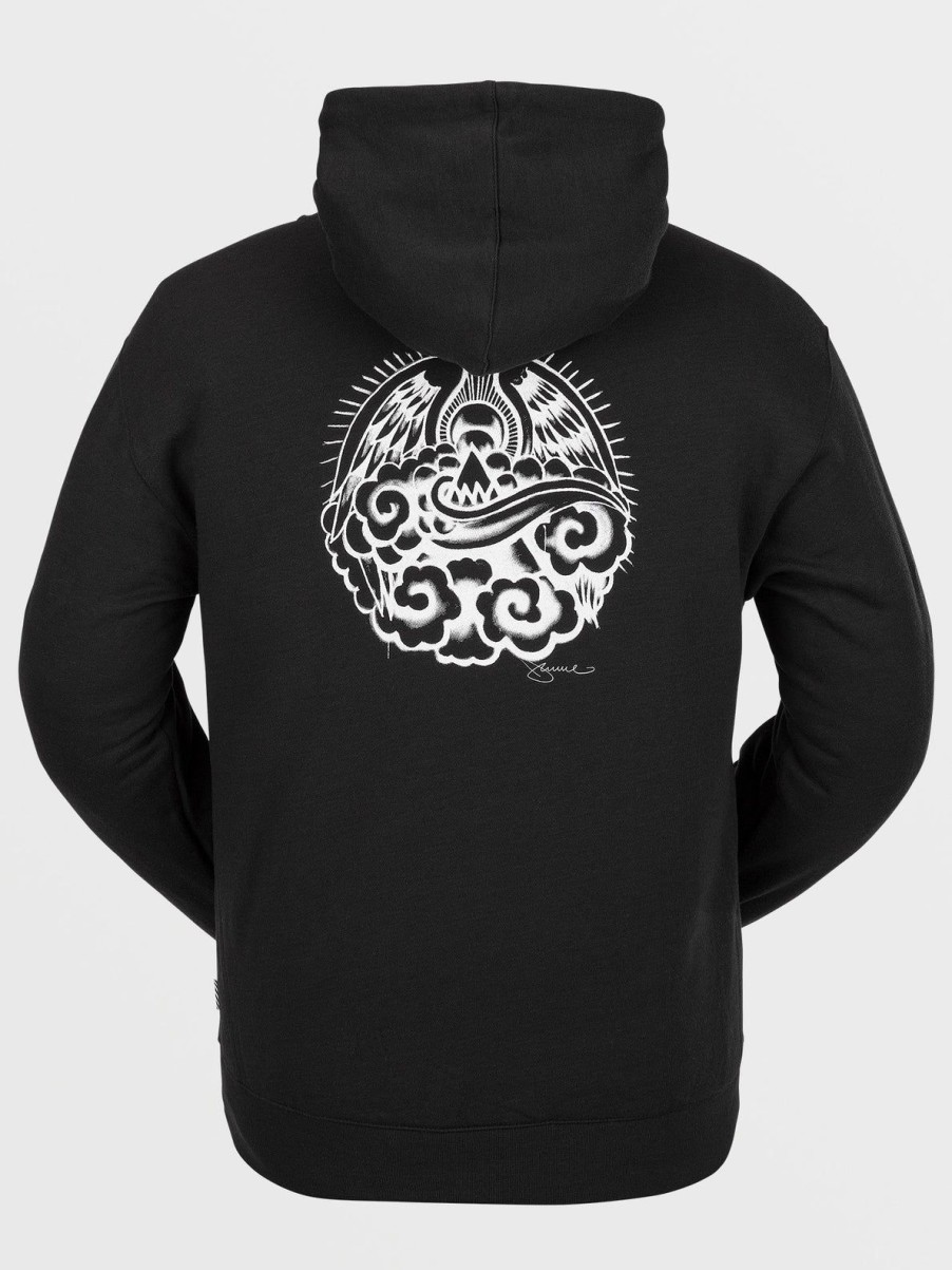 Men Volcom Hoodies & Sweatshirts | Mens D.I. Fleece Pullover Art