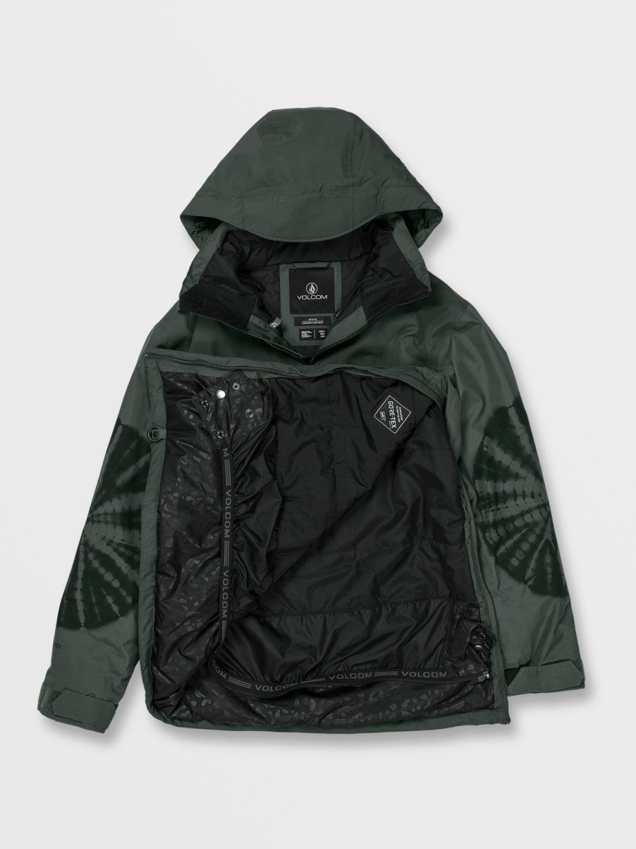 Women Volcom Jackets | Womens Fern Insulated Gore Pullover Eucalyptus