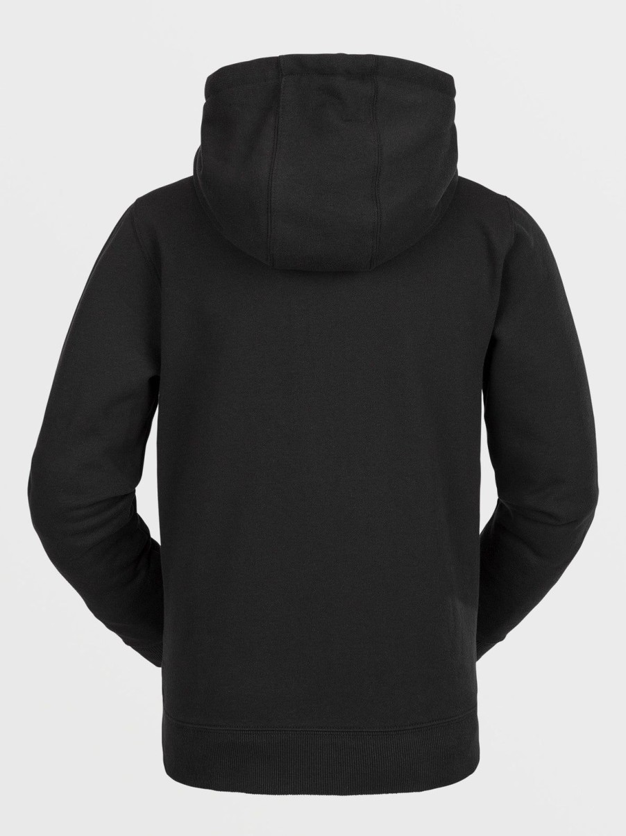 Kids Volcom Layering | Kids Hotlapper Fleece Pullover Black