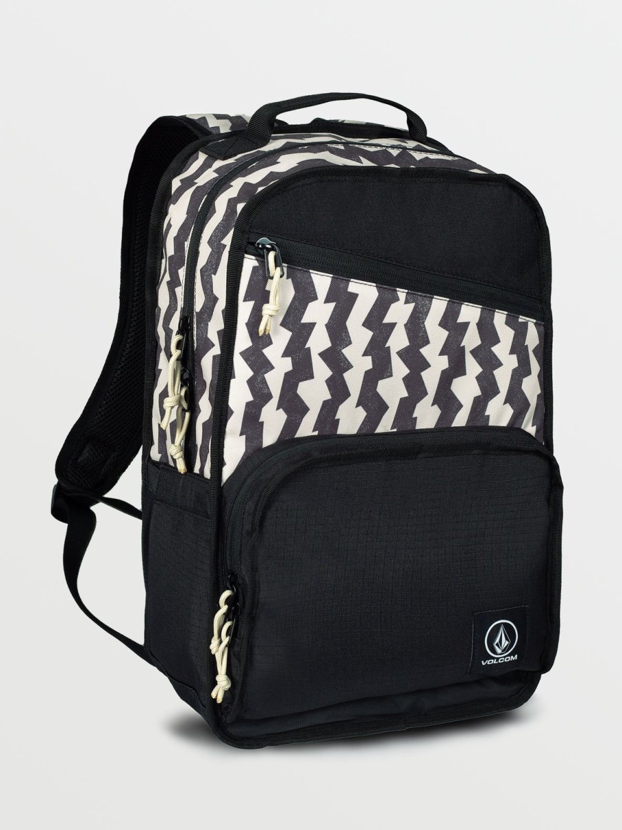 Men Volcom Bags & Backpacks | Hardbound Backpack Black/White