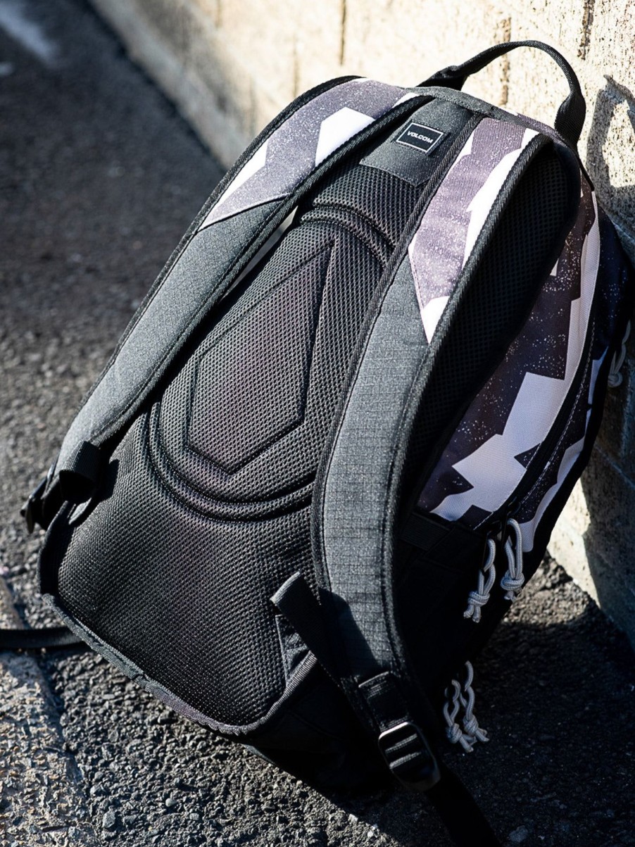 Men Volcom Bags & Backpacks | Hardbound Backpack Black/White