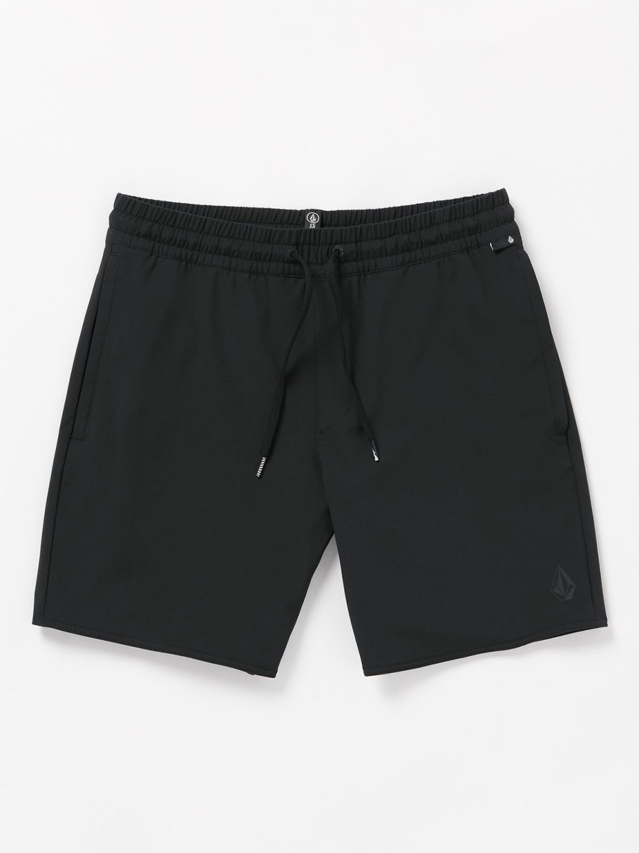 Men Volcom Golf | Nomoly Hybrid Shorts Black