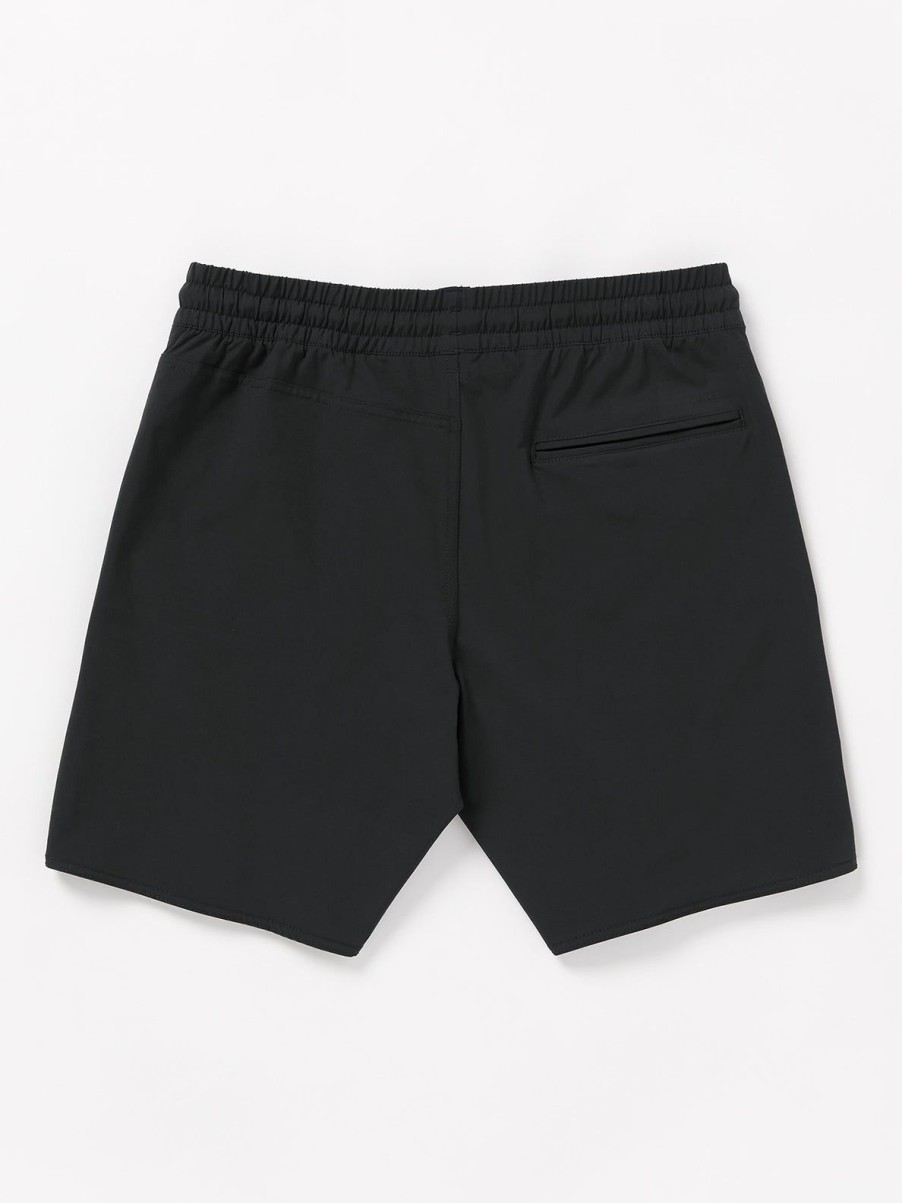 Men Volcom Golf | Nomoly Hybrid Shorts Black