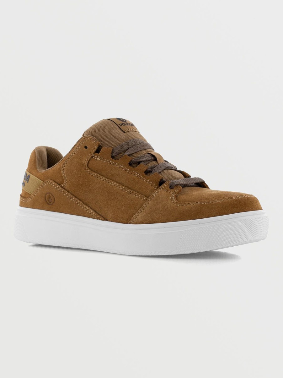 Men Volcom Workwear Shoes | Volcom Workwear Evolve Shoes Rust