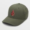 Boys Volcom | Big Boys Full Stone Flexfit Hat Military