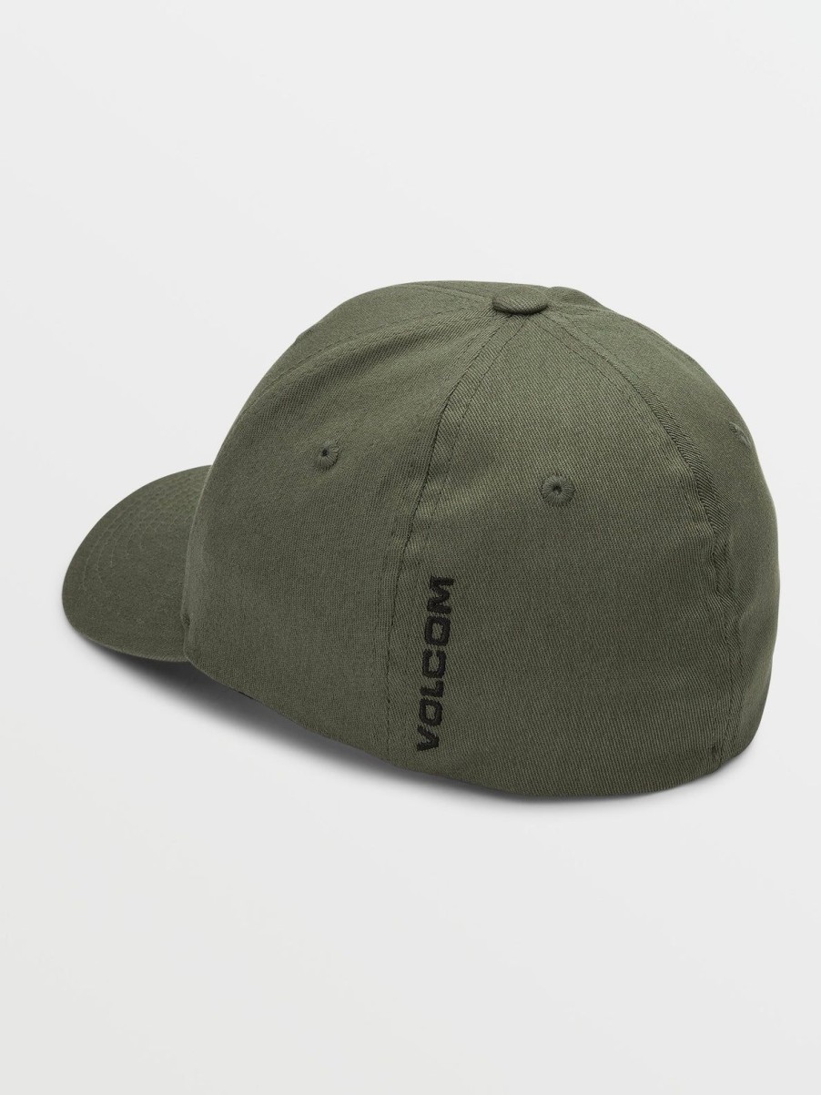 Boys Volcom | Big Boys Full Stone Flexfit Hat Military