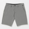 Men Volcom Hiking | Frickin Cross Shred Shorts Pewter