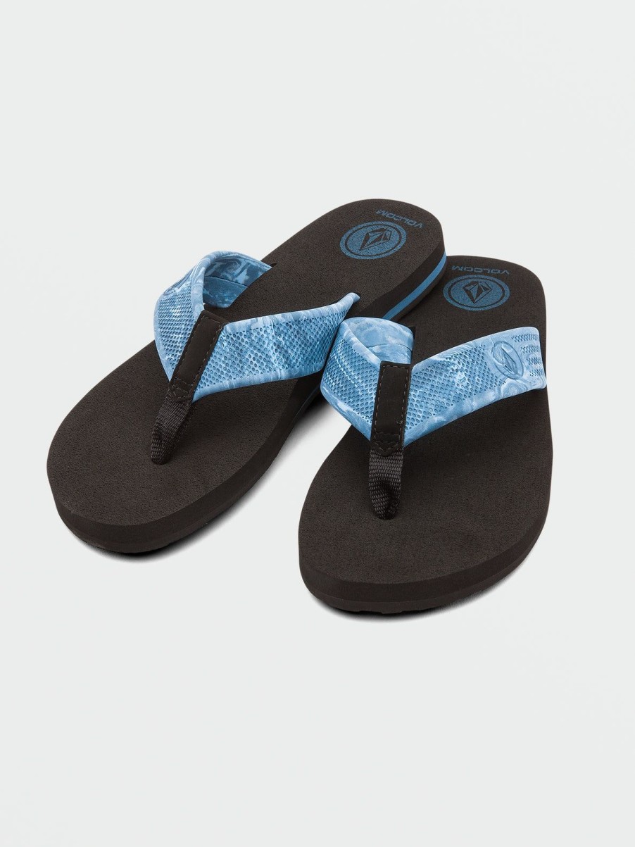 Men Volcom Sandals | Daycation Sandals Aged Indigo