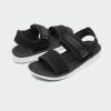 Men Volcom Sandals | V.Co Draft Sport Sandals Black White