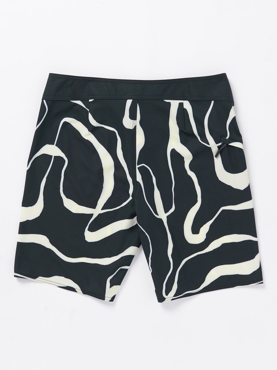 Men Volcom Boardshorts & Trunks | Blind Lines Mod-Tech Boardshorts Black