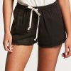 Women Volcom Bottoms | Strutin Stone Shorts Black