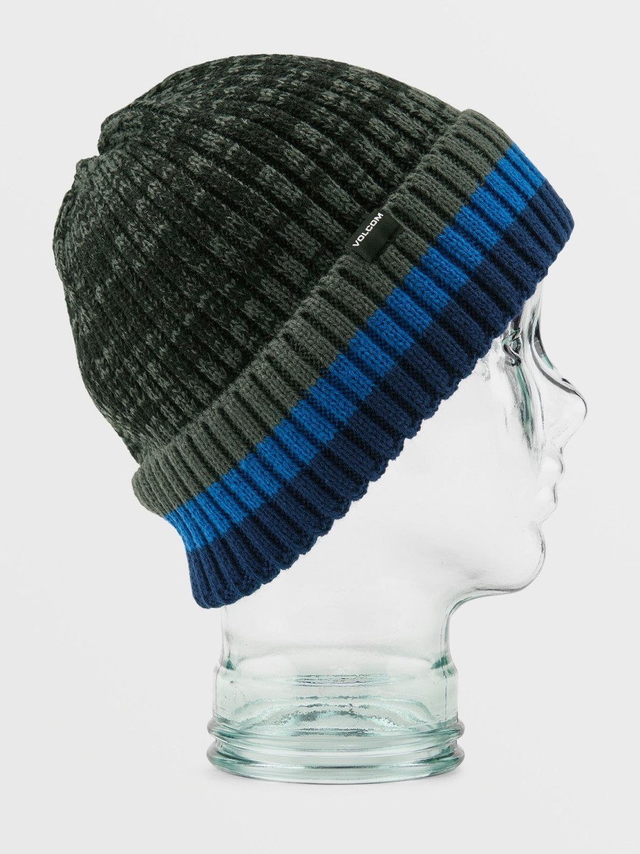 Men Volcom Beanies | Mens Everything Beanie Electric Blue