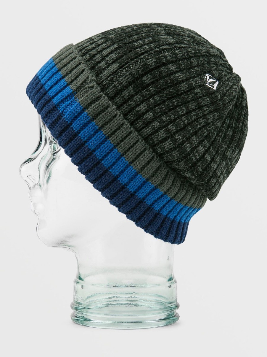 Men Volcom Beanies | Mens Everything Beanie Electric Blue