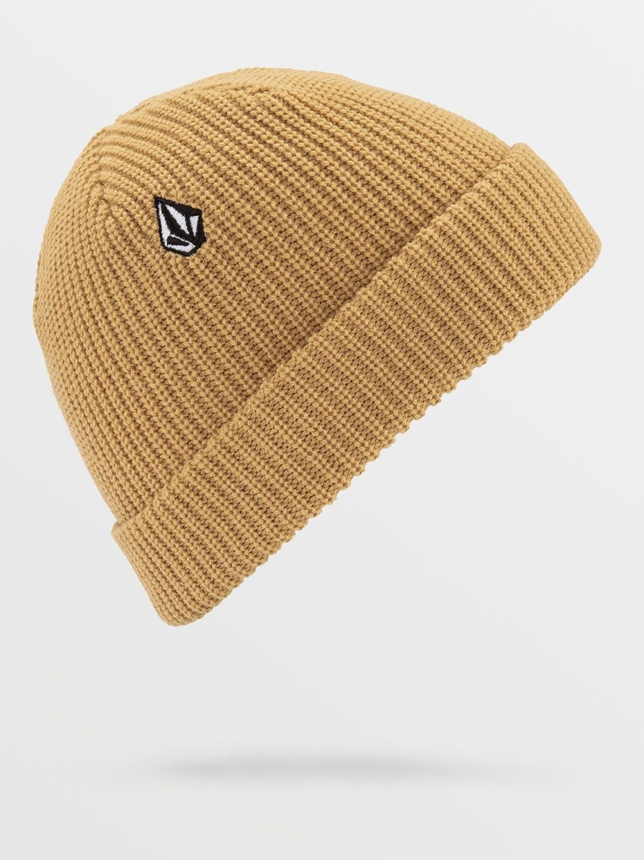 Boys Volcom | Big Boys Full Stone Beanie Mustard