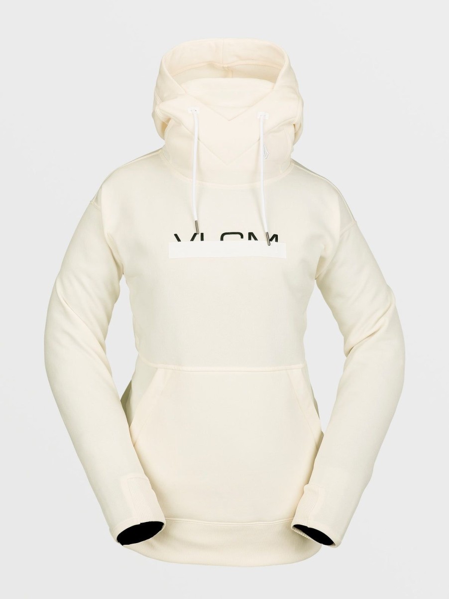 Women Volcom Layering | Womens Riding Hydro Hoodie Moonbeam