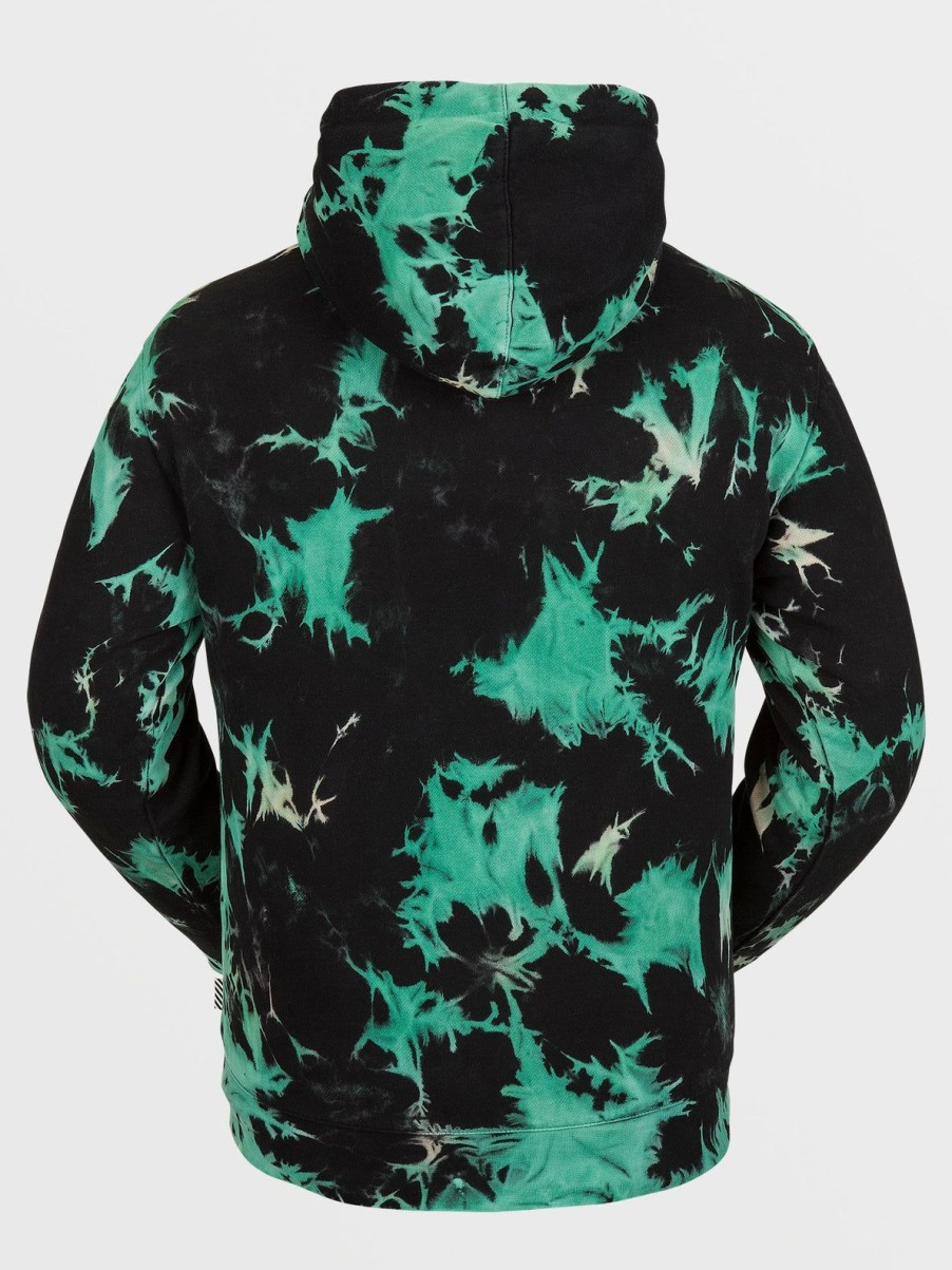 Men Volcom Layering | Mens D.I. Fleece Pullover Spritz Black