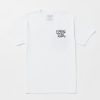 Men Volcom Tops & Tees | Freaki Tiki Short Sleeve Tee White