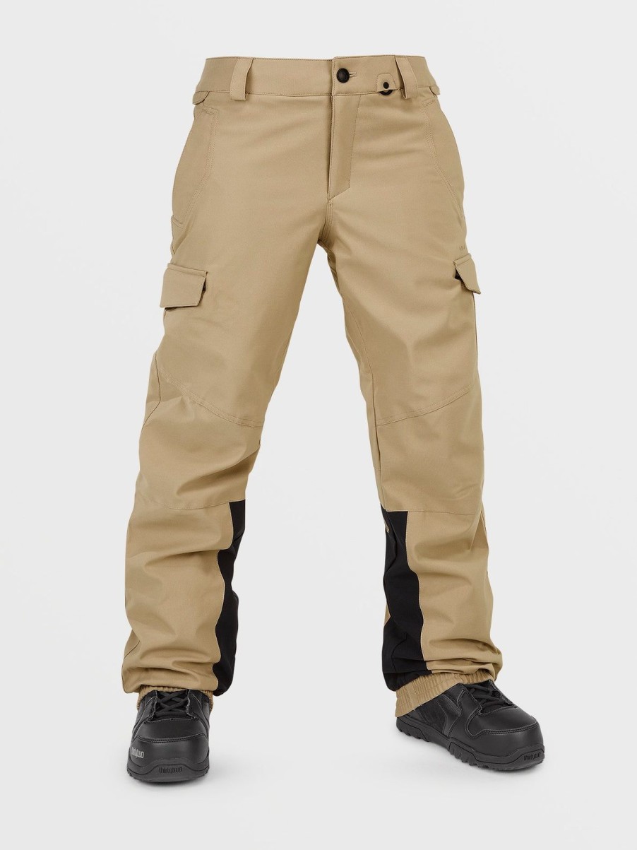 Women Volcom Pants | Womens Wildling Pants Dark Khaki