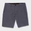 Men Volcom Shorts | Frickin Cross Shred Static Shorts Navy