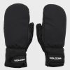 Men Volcom Gloves & Mitts | Mens V.Co Nyle Mitts Black