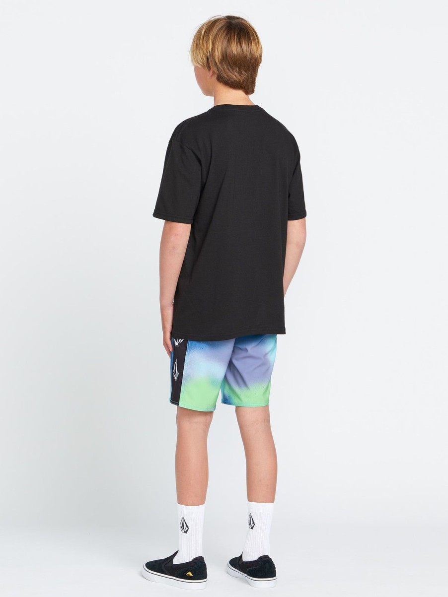 Boys Volcom T-Shirts & Tanks | Big Boys Twisted Up Short Sleeve Tee Black