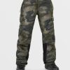 Women Volcom Pants | Womens Wildling Pants Cloudwash Camo