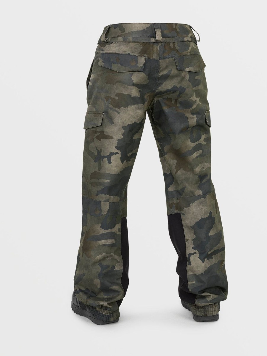 Women Volcom Pants | Womens Wildling Pants Cloudwash Camo