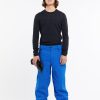 Men Volcom Pants | Mens 5-Pocket Pants Electric Blue