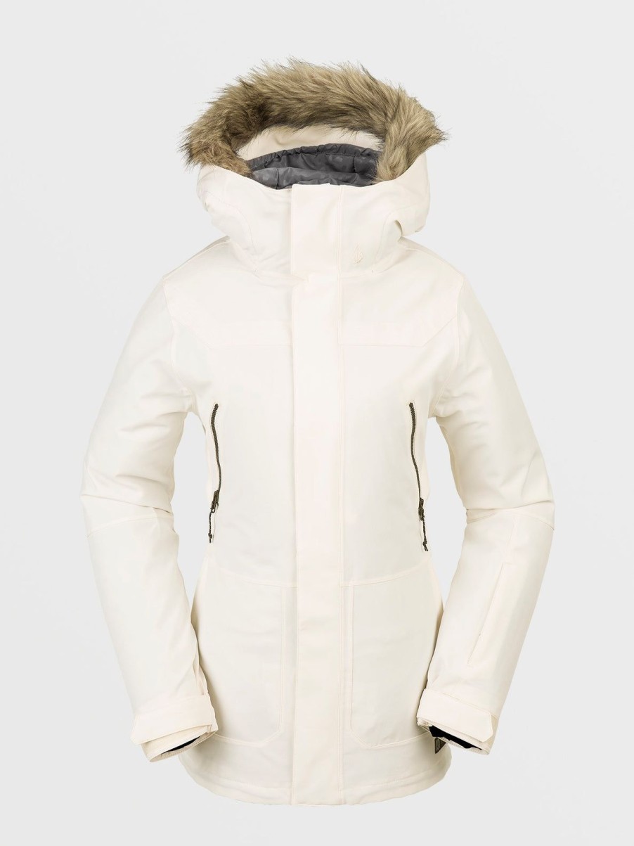 Women Volcom Jackets | Womens Shadow Insulated Jacket Moonbeam