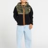 Boys Volcom Jackets & Vests | Big Boys Polar Fleece Zip Jacket Camouflage