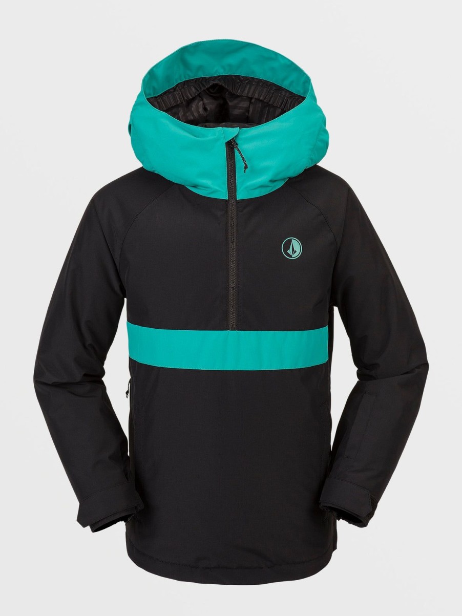 Kids Volcom Jackets | Kids Sluff Insulated Pullover Black