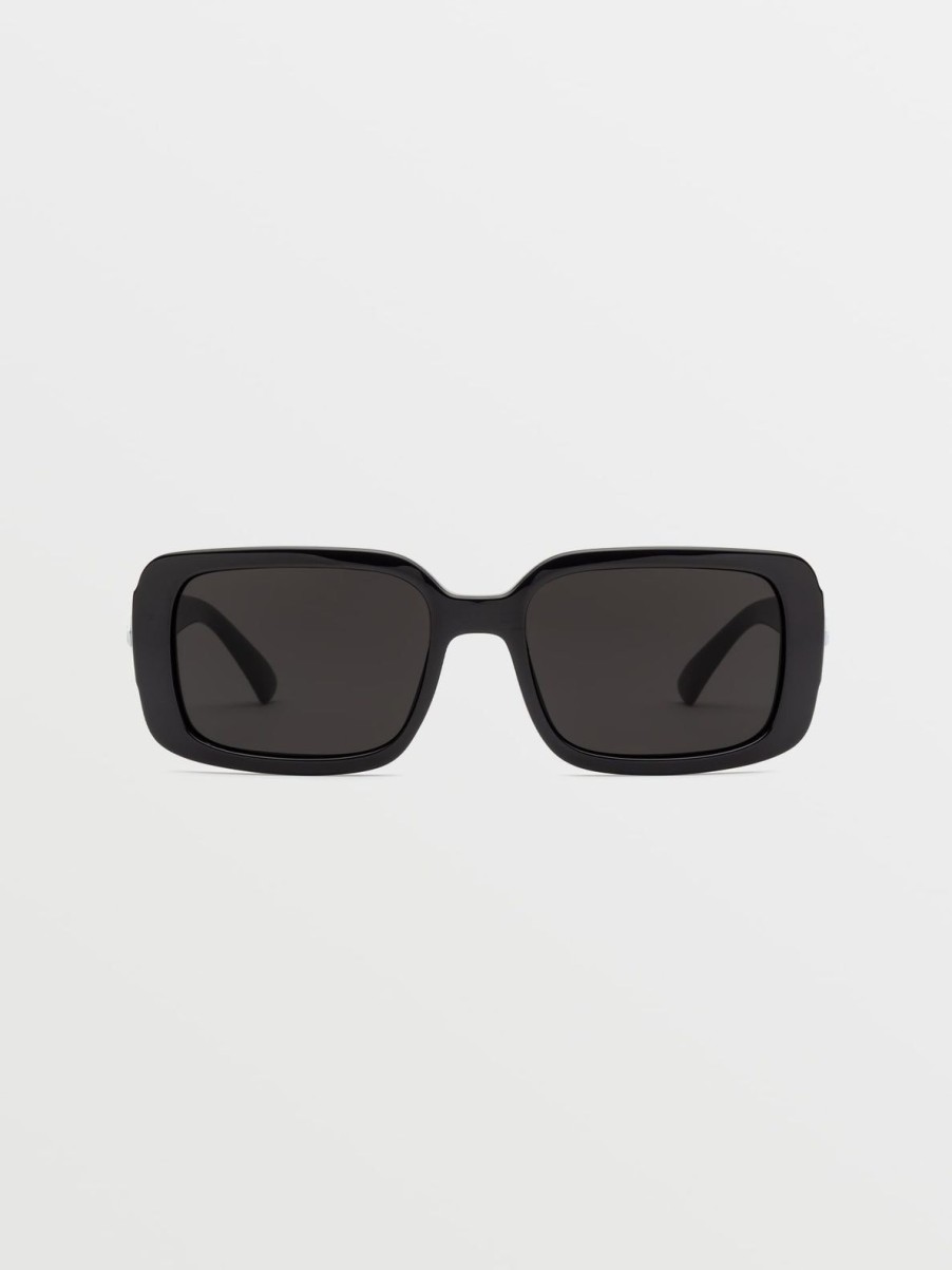 Men Volcom Sunglasses | True Sunglasses/Gray Gloss Black