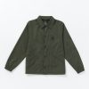 Men Volcom Jackets & Vests | Skate Vitals Coaches Jacket Squadron Green