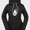 Women Volcom Layering | Womens Core Hydro Hoodie Black