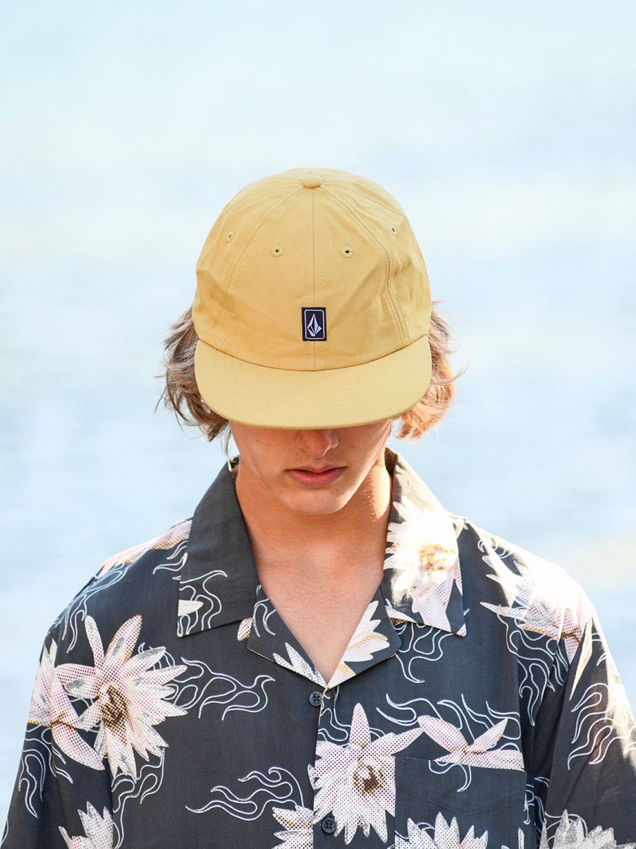 Men Volcom Accessories | Ramp Stone Adjustable Hat Mustard