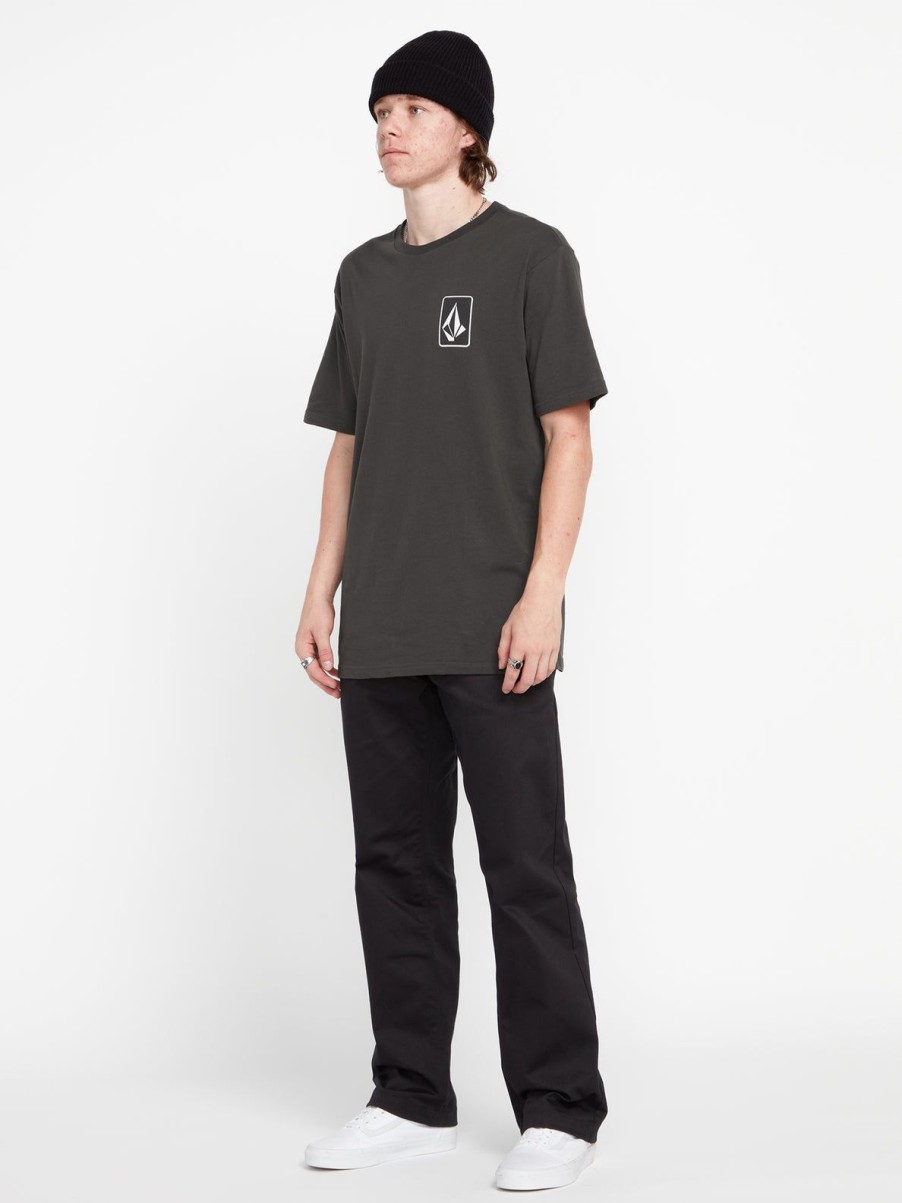 Men Volcom Pants | Frickin Skate Chino Pants Black