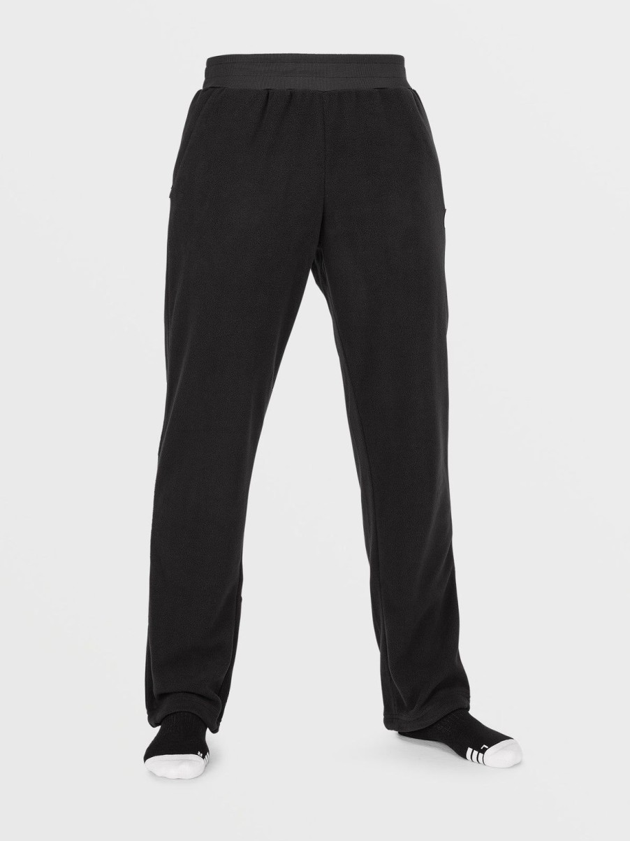 Women Volcom Layering | Womens Polar Fleece Pants Black