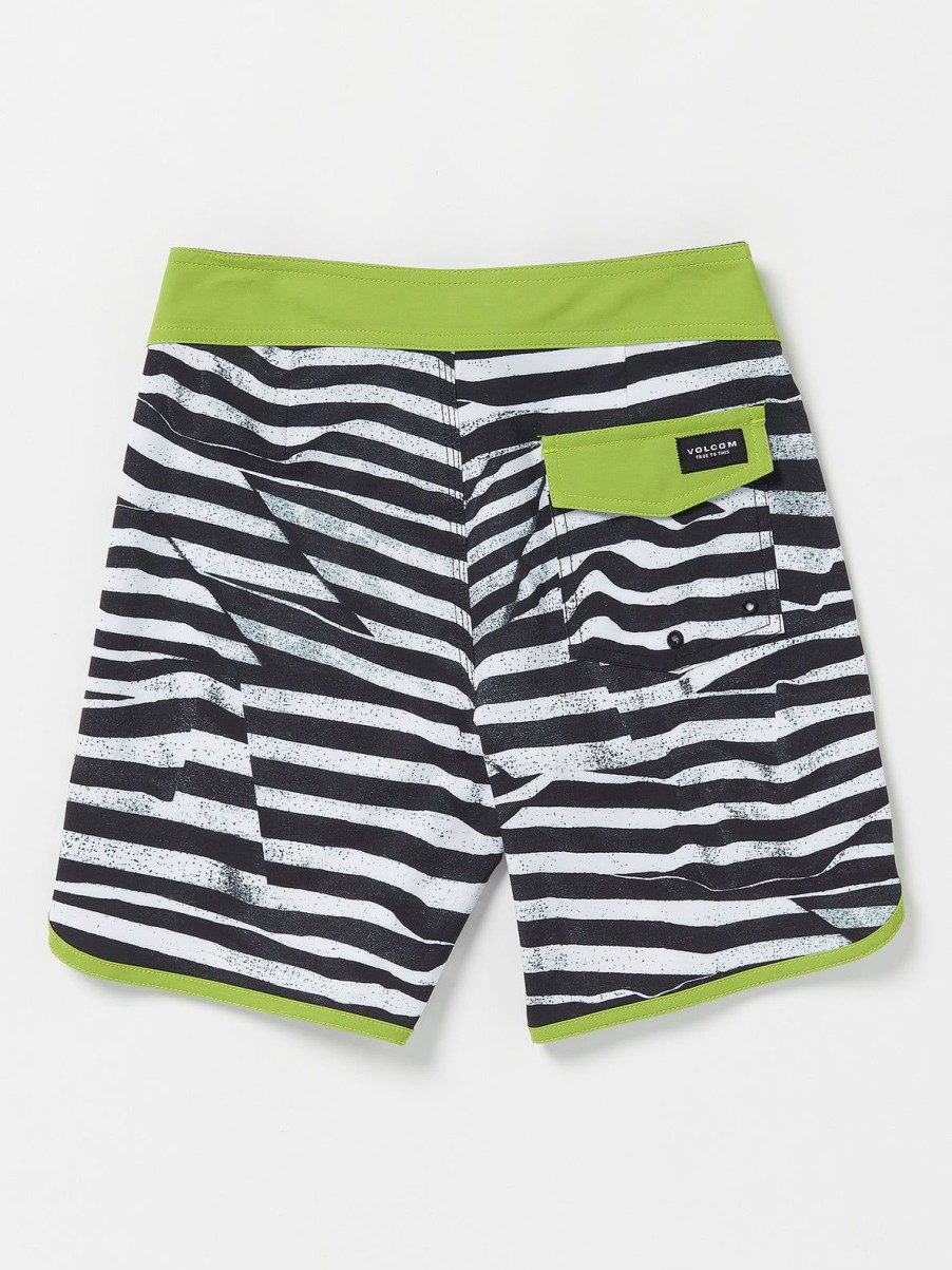 Kids Volcom Boardshorts & Trunks | Big Boys Funday Scallop Mod-Tech Boardshorts Black