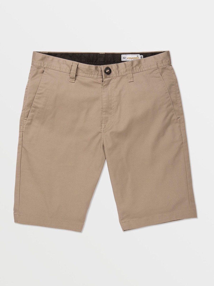 Men Volcom Shorts | Frickin Modern Stretch Chino Shorts Khaki