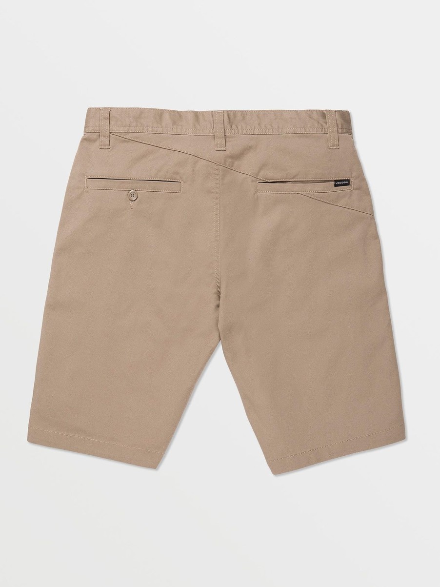 Men Volcom Shorts | Frickin Modern Stretch Chino Shorts Khaki