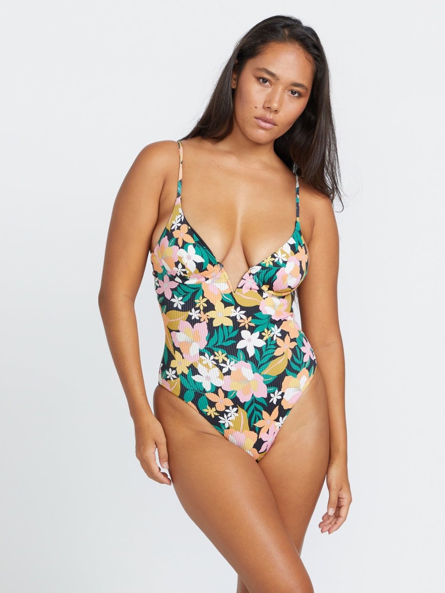 Women Volcom One-Pieces | Had Me At Aloha One Piece Swimsuit Multi