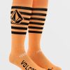 Men Volcom Accessories | Mens Kootney Socks Gold